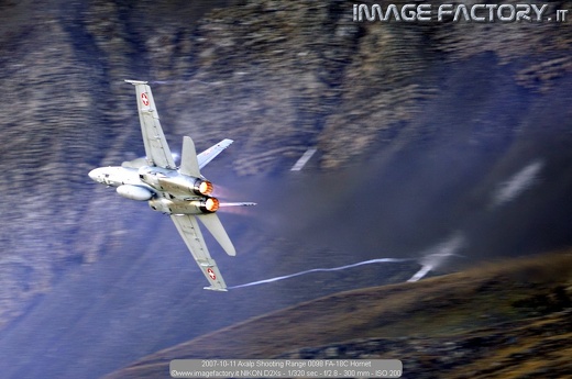 2007-10-11 Axalp Shooting Range 0098 FA-18C Hornet